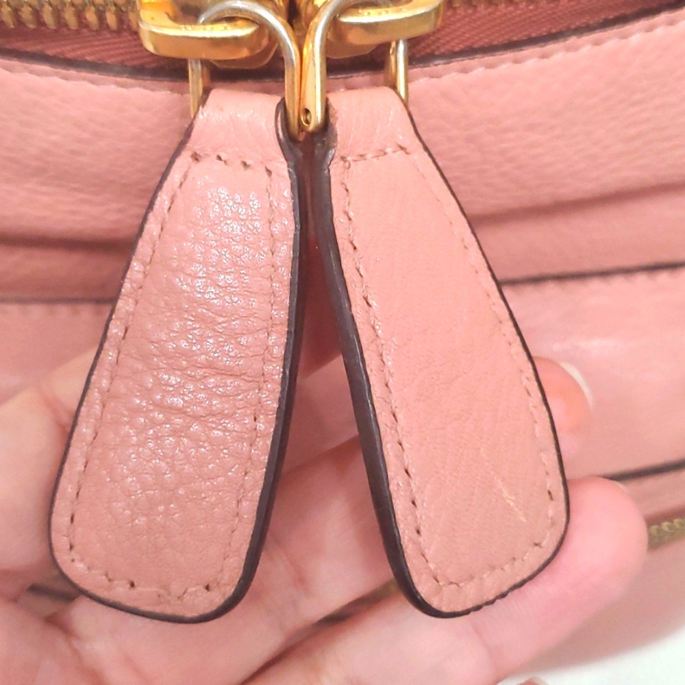 🇮🇹VERY RARE MCM Pink Leather Large Backpack - Picture 4 of 16